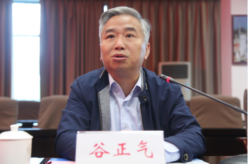 湖南文理学院党委书记谷正气校长龙献忠来我校调研